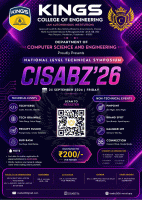 CISABZ'26 National Level Technical Symposium Poster
